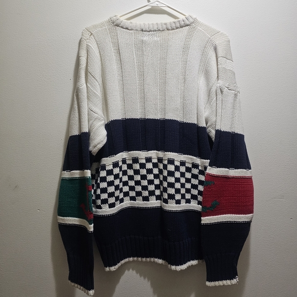 Vintage nautical Boston traders knit men's sweater XL - Picture 4 of 4